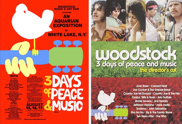 Original Woodstock posters